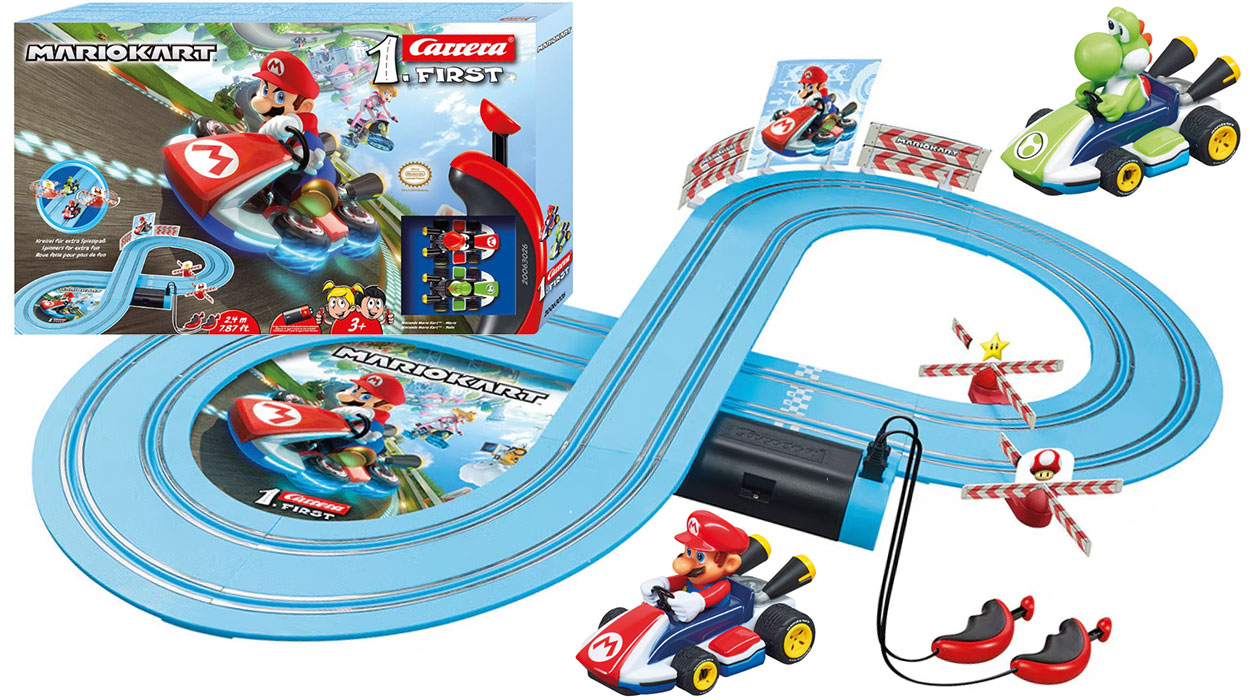 Chollo Circuito Mario Kart Carrera First por sólo 25€ (-29%)