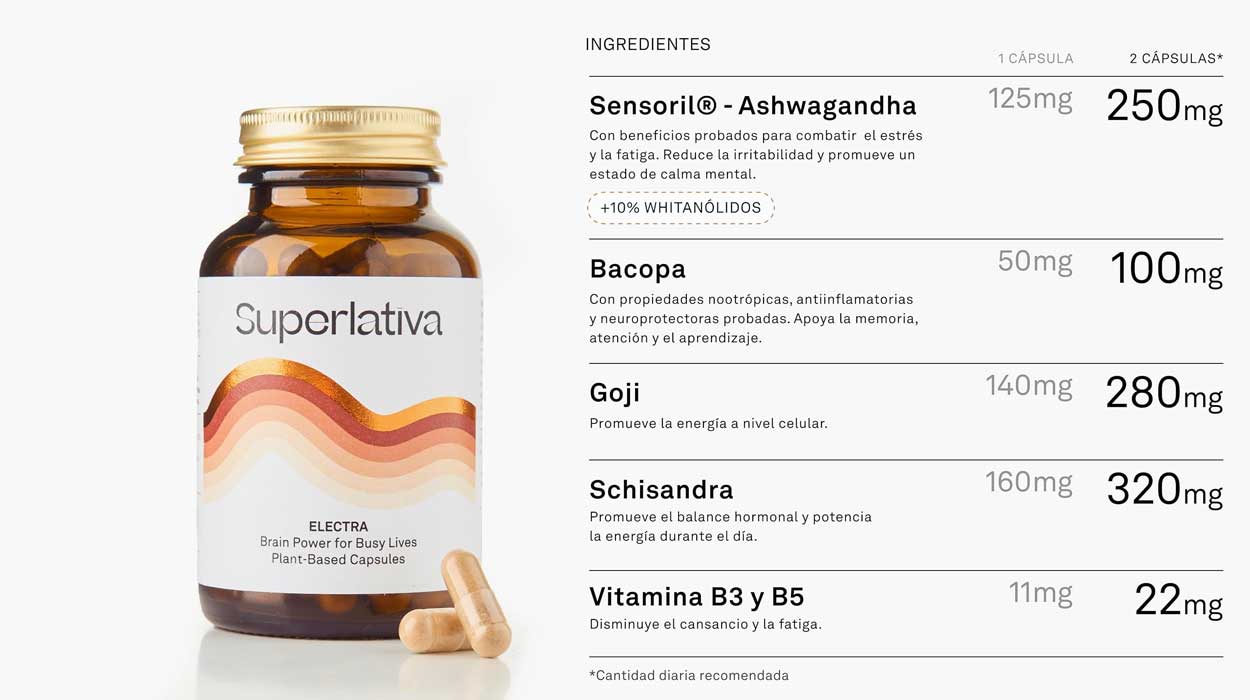 Chollo Suplemento Ashwagandha Superlativa de 60 cápsulas por sólo 29,90€ con envío gratis