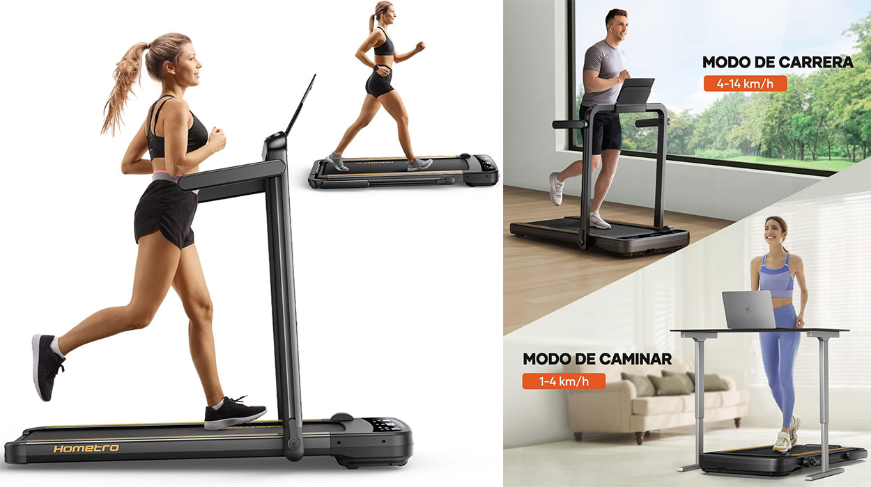 Chollo Cinta de correr plegable HomeTro por sólo 234,98€ y envío gratis con cupón descuento (-21%)