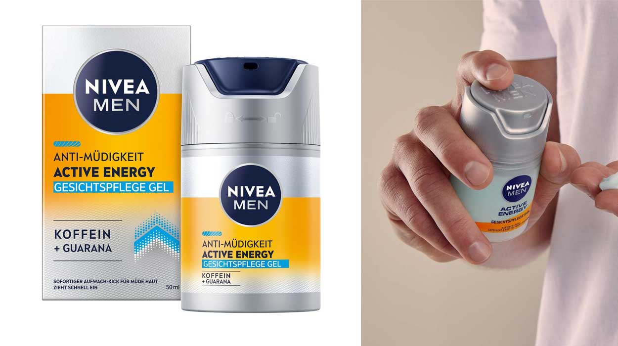 Chollo Gel facial revitalizante Nivea Men Skin Energy con cafeína de 50 ml por sólo 8,74€ (-53%)