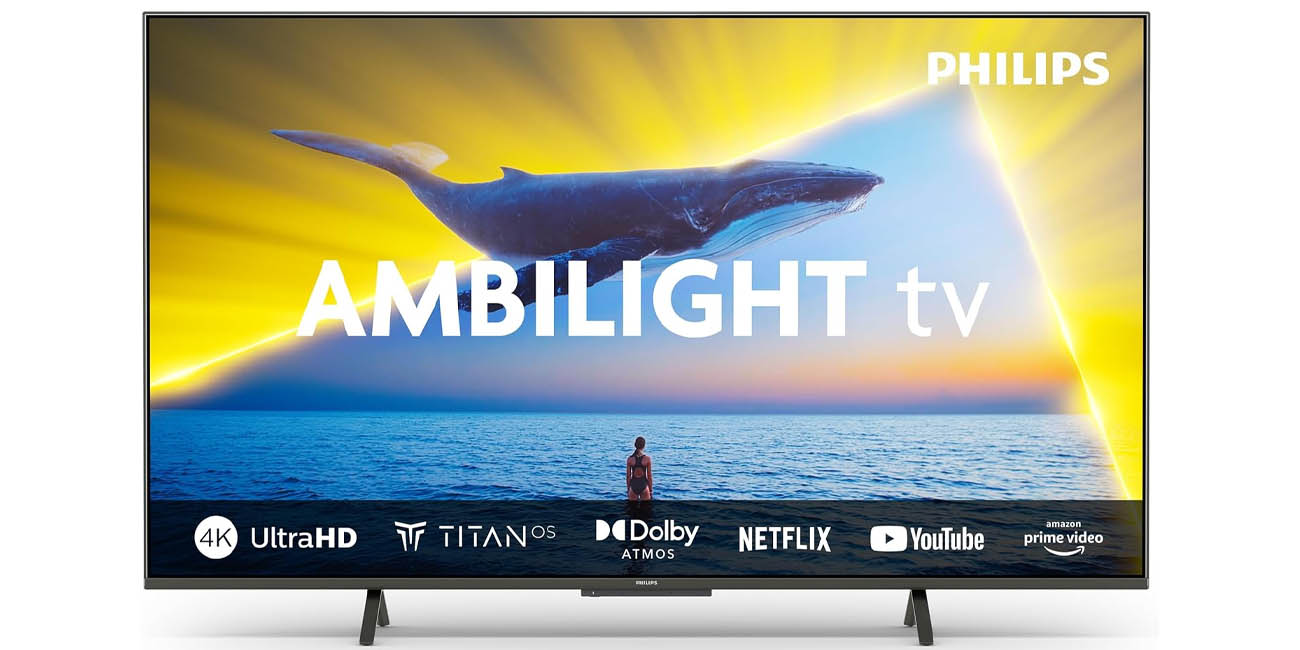 Chollo Smart TV Philips Ambilight 43PUS8109 UHD 4K de 43″ por sólo 299€ con envío gratis (-33%)