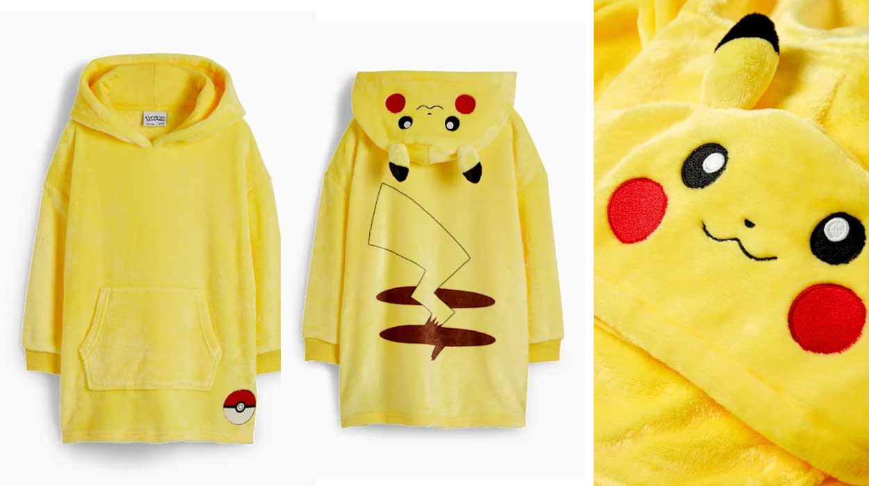 Chollo Batamanta con capucha de Pikachu para niños por sólo 12,99€ (-27%)