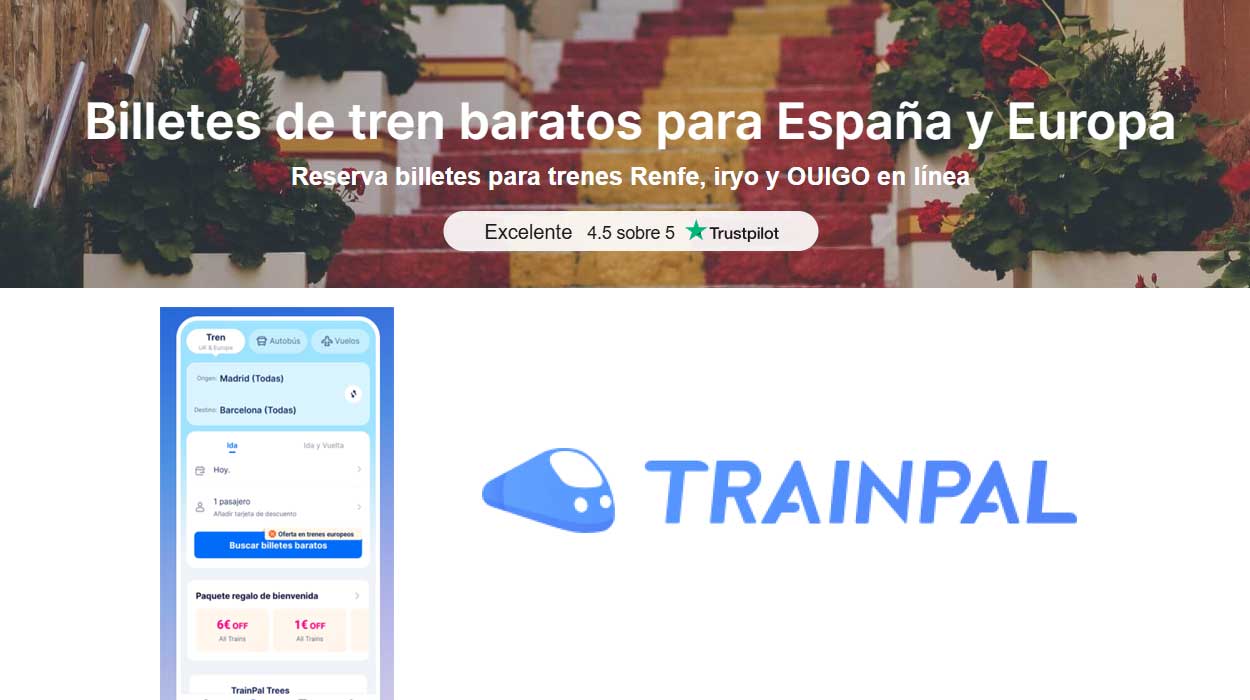 5€ de descuento en trenes España con este código promocional