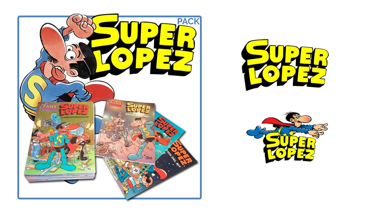 Chollo Pack de 5 cómics de Superlópez por sólo 15,95€ ¡Vuela!