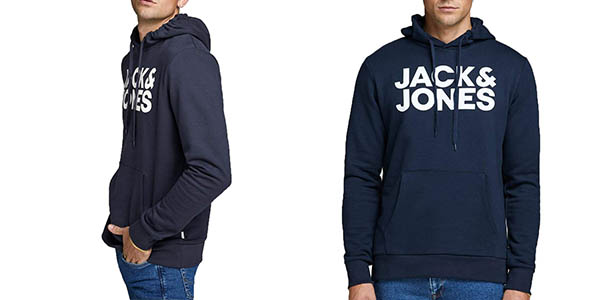 Chollo Sudadera con capucha Jack & Jones Color Block Logo para hombre por sólo 18,99€ (-37%)