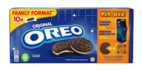 Chollo Pack x4 Paquetes de galletas Oreo Original Familiar (160 galletas total) por sólo 12,68€ con oferta especial Amazon