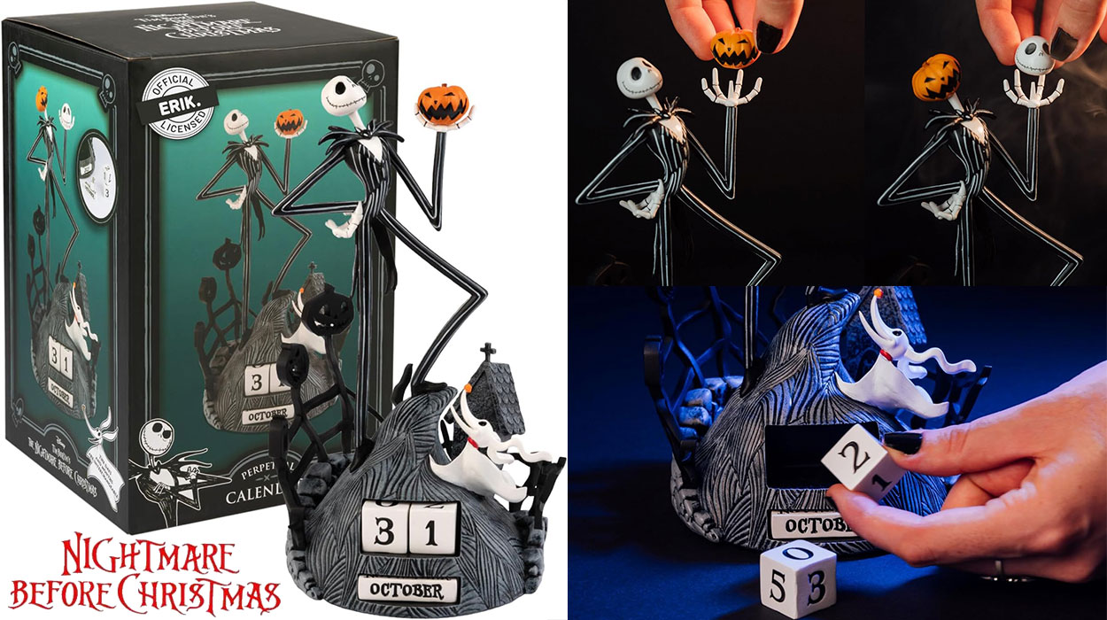 Este Calendario perpetuo de Pesadilla antes de Navidad con Jack Skellington es una compra OBLIGADA (a un precio sensacional)