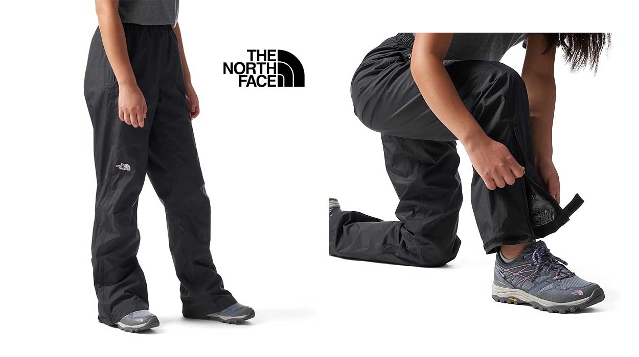 Cholo Pantalones impermeables de trekking The North Face Resolve para mujer por sólo 35,99€ con envío gratis (-35%)