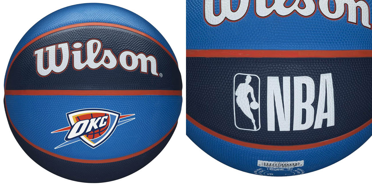 Chollazo Pelota de baloncesto Wilson NBA Tribute Team OKC por sólo 18,49€ (-54%) ¡Top ventas!