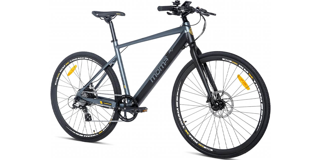 Chollo Bicicleta eléctrica Moma Bikes E-ROAD28 por sólo 661,80€ con envío gratis (-53%)