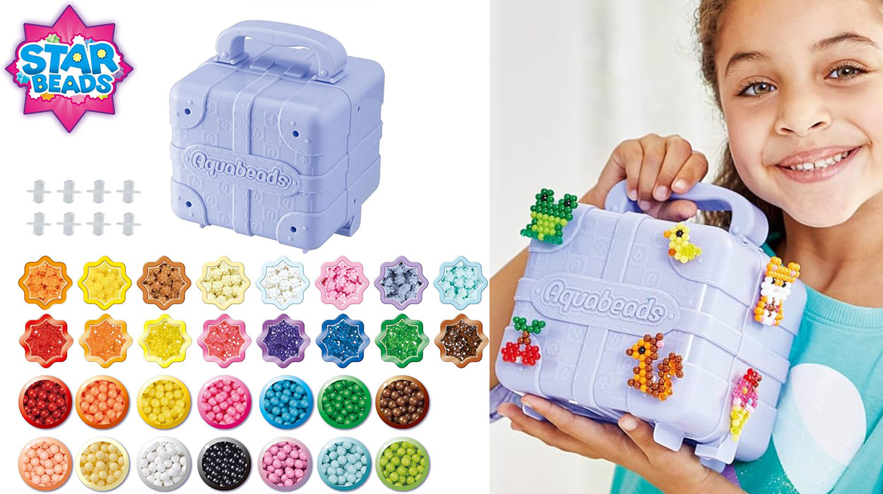 Chollo Cubo de creatividad Aquabeads con más de 3.000 abalorios para hacer manualidades por sólo 15€ (-57%)