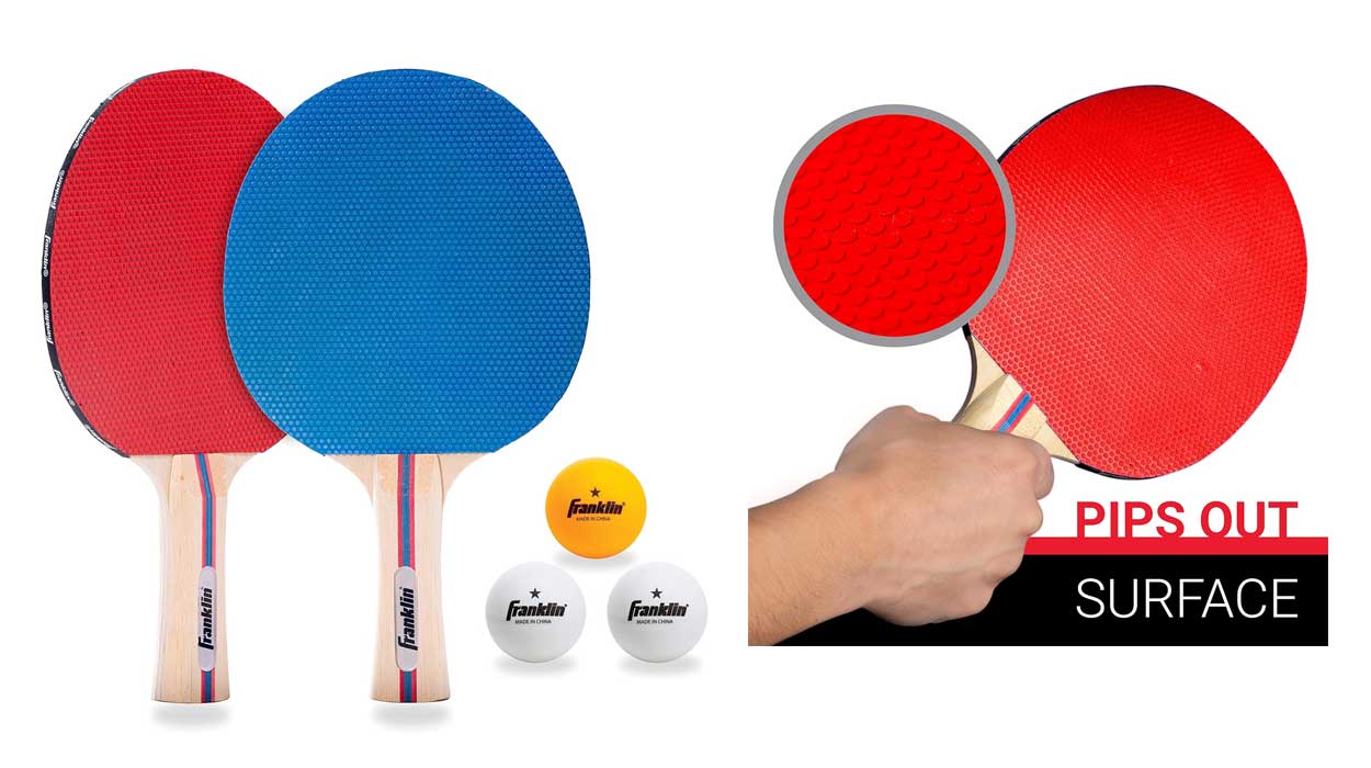 Disfruta del ping-pong con este set de palas de tenis de mesa Franklin Sports a un precio mínimo