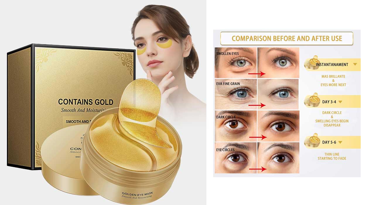 Revitaliza tu contorno de ojos con este pack de 60 parches para bolsas y ojeras a un precio minúsculo