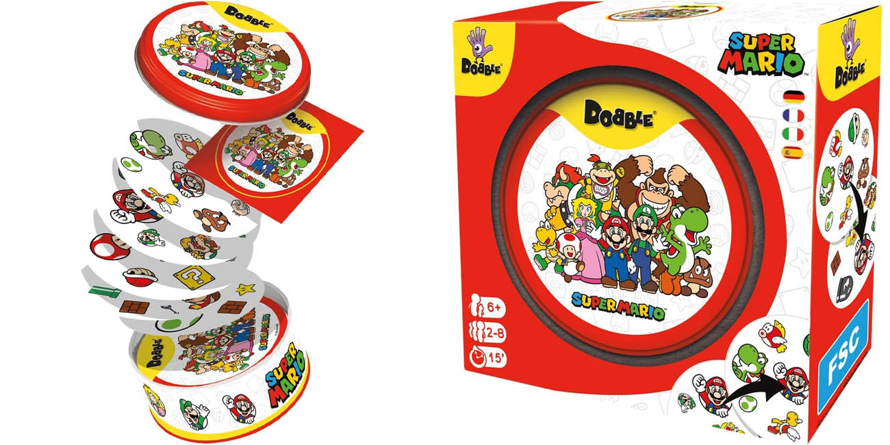 Chollo Juego de mesa Dobble Super Mario por sólo 13,93€ (-18%)