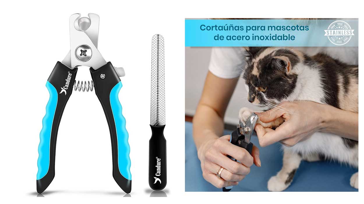 Chollo Cortaúñas para perros y gatos Candure con protector de seguridad por sólo 6,95€ (-30%) ¡Top ventas!