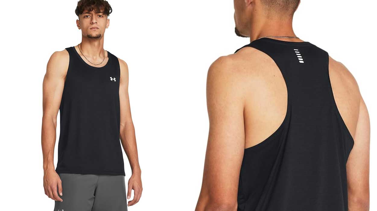 Chollo Camiseta sin mangas Under Armour Launch Singlet para hombre por sólo 13,95€ (-20%)