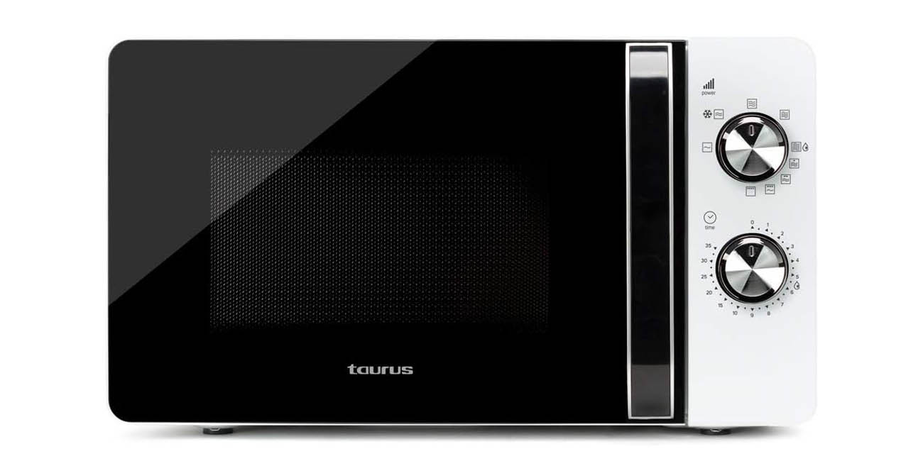 Chollo Microondas Taurus Fastwave 20 Grill de 800W por sólo 51€ con envío gratis (-49%)