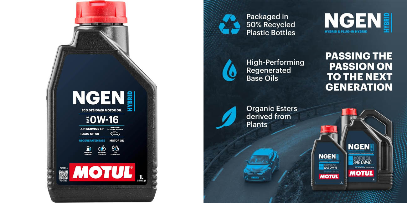 Chollo Aceite lubricante para motor Motul Ngen 0W16 para motores híbridos por sólo 11,24€ (-42%)