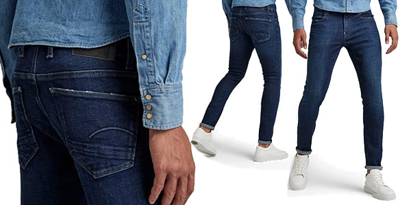 Chollazo Pantalones vaqueros G-Star Raw Revend FWD para hombre por sólo 51,01€ con envío gratis (61% de descuento)