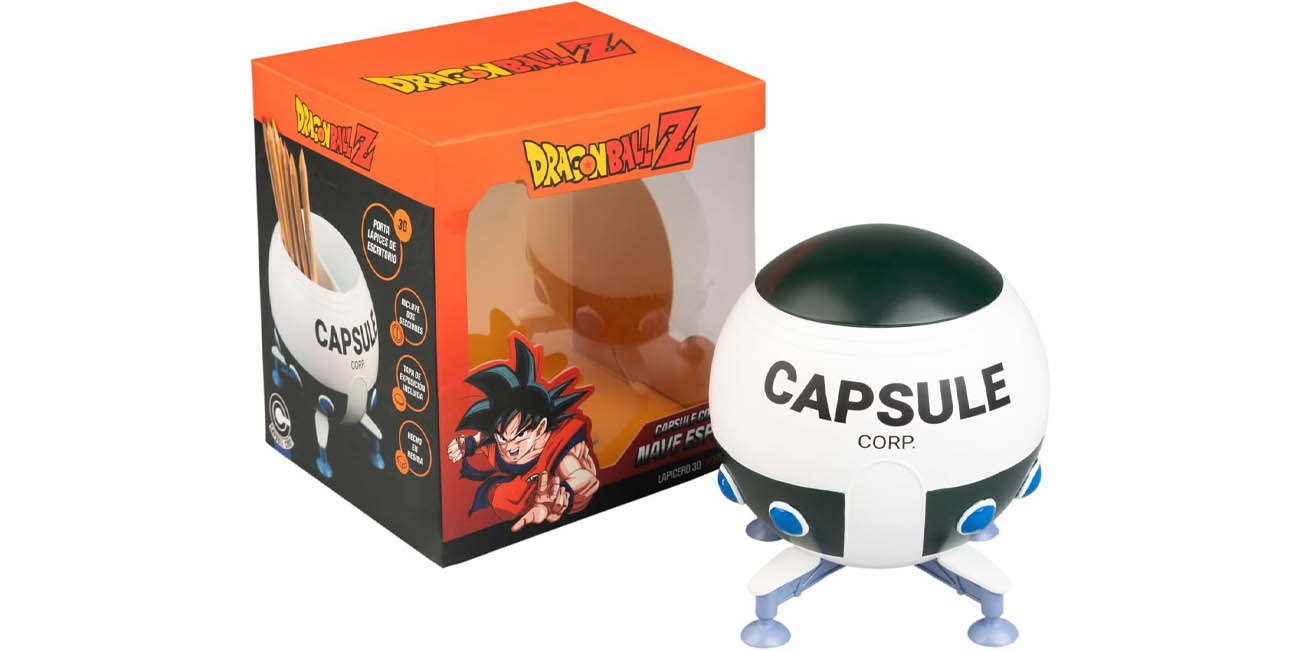 Chollo Lapicero Capsule Corp. de Dragon Ball Z por sólo 25,39€ (-15%)