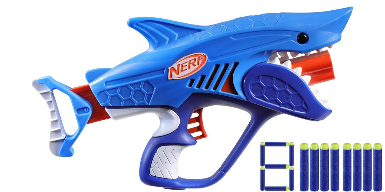 Chollo Lanzador de dardos de juguete Nerf Sharkfire por sólo 8,99€ (-15%)