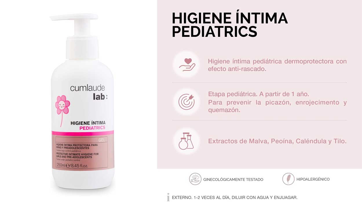 Chollo Gel limpiador pediátrico higiene íntima Cumlaude Lab de 250 ml por sólo 4,49€ con descuento automático (-54%)