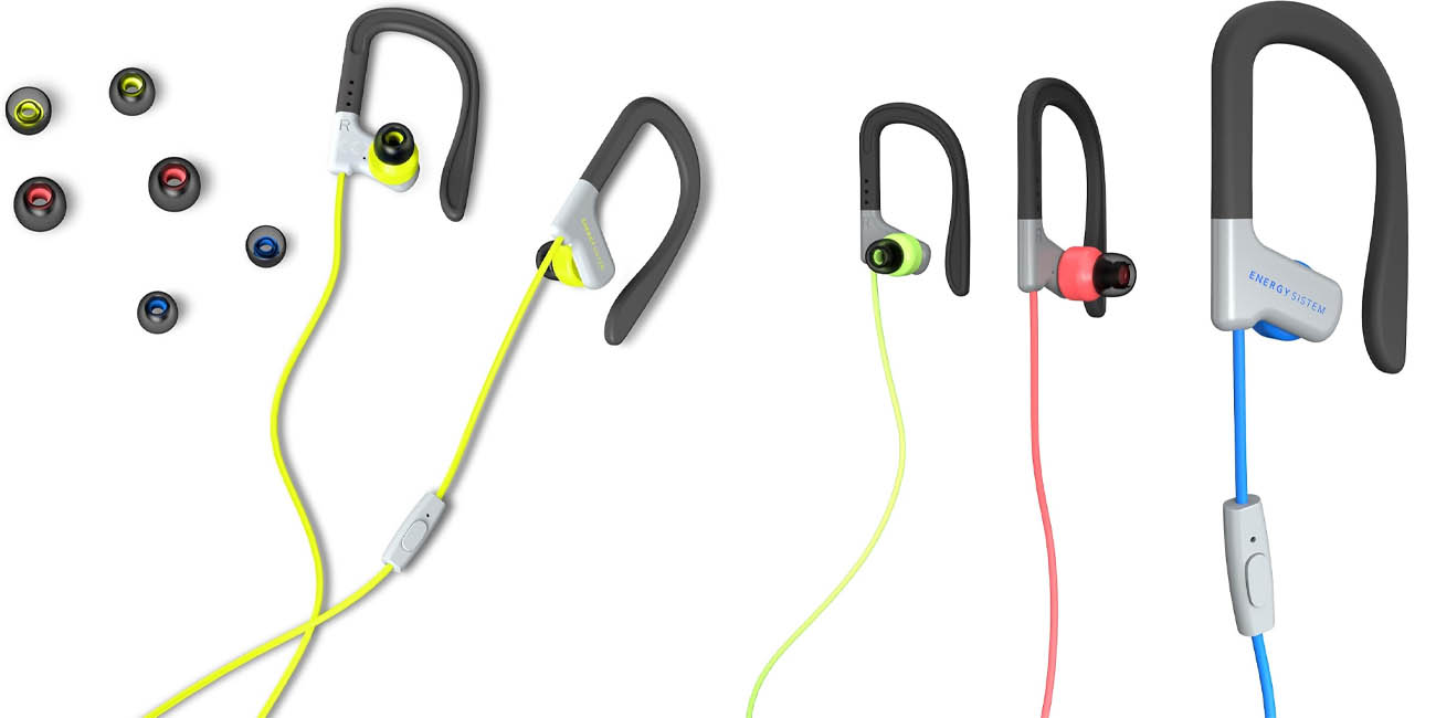 Chollo Auriculares deportivos Energy Sistem Sport 1 con cable de 1,2m por sólo 4,98€ (-37%)