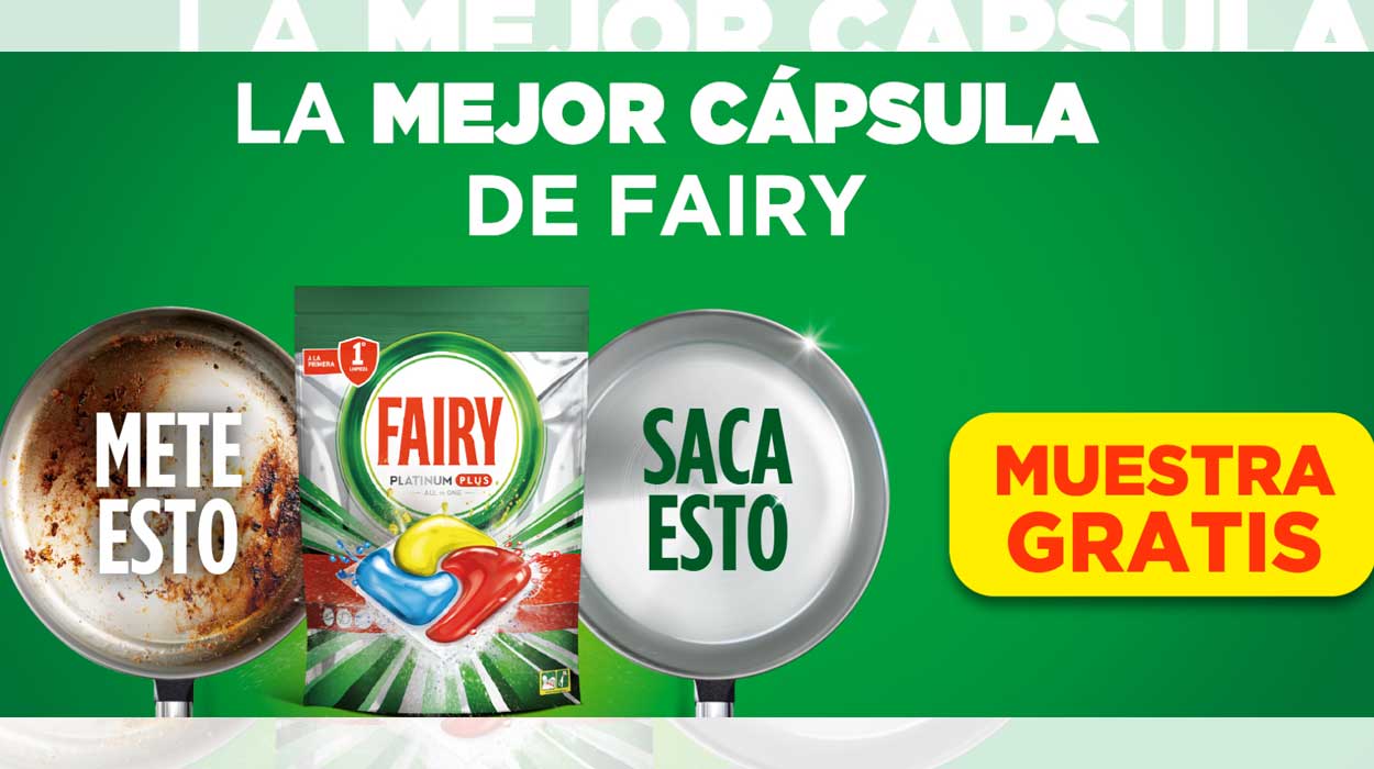 Muestras gratis de Fairy Platinum Plus