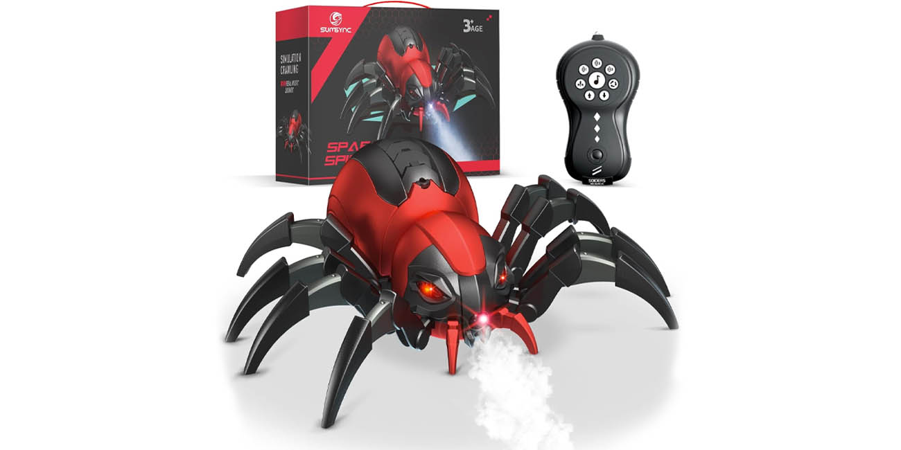 Chollo Araña por control remoto Sumsync con sonidos, luces y humo por sólo 24,99€ (-42%)