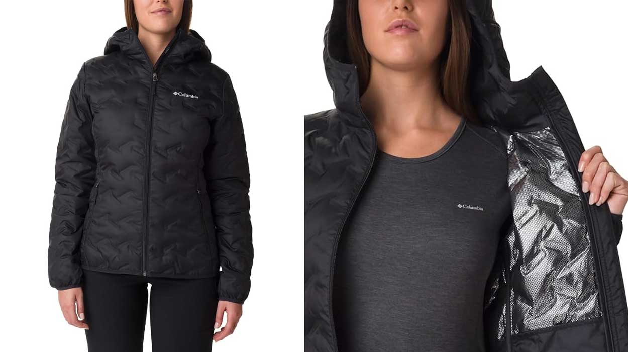 Chollo Chaqueta de plumas Columbia Delta Ridge Down Hooded para mujer por sólo 89,99€ con envío gratis (-50%)