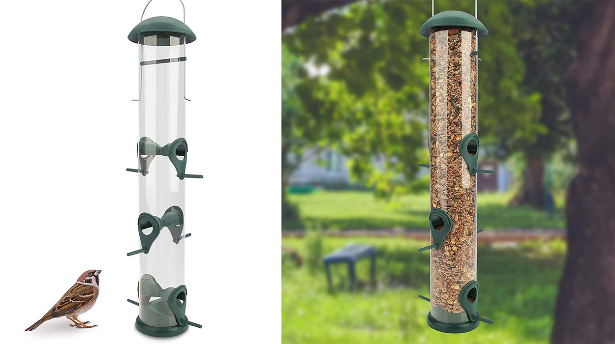 Chollo Comedero para pájaros Wildlife Friend con 6 accesos por sólo 5,28€ (-79%)