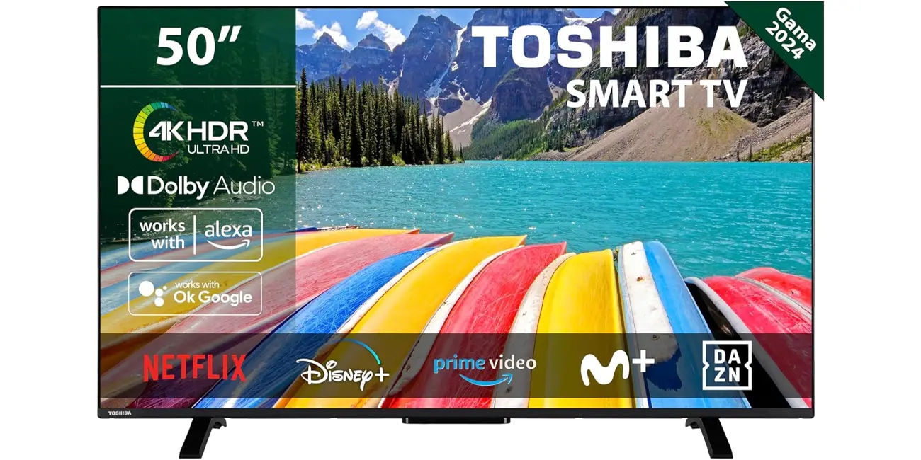 Chollo Smart TV Toshiba 50UV2363DG UHD 4K de 50″ por sólo 299€ con envío gratis (-21%)