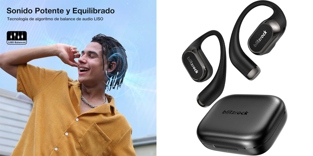 Chollo Auriculares inalámbricos BlitzRock CT3 Pro por sólo 49,49€ y envío gratis con doble cupón (-51%)