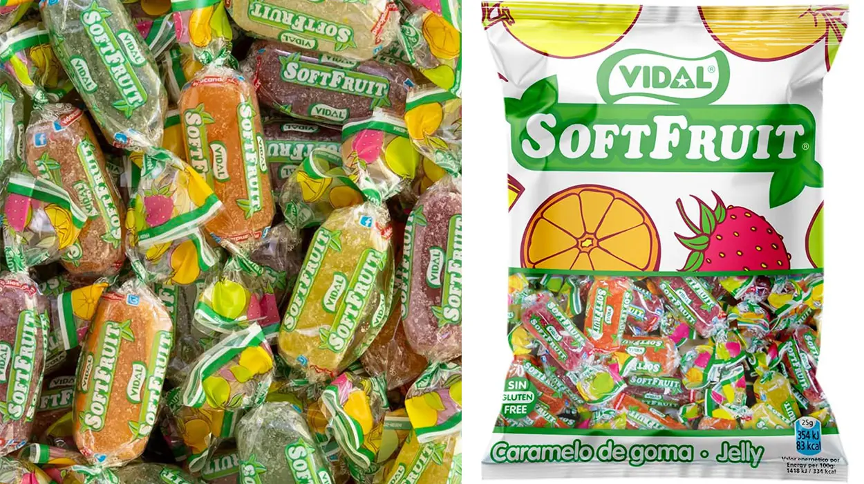 Chollo Bolsa de gominolas Vidal SoftFruit de 1 kg por sólo 7€ (-31%)