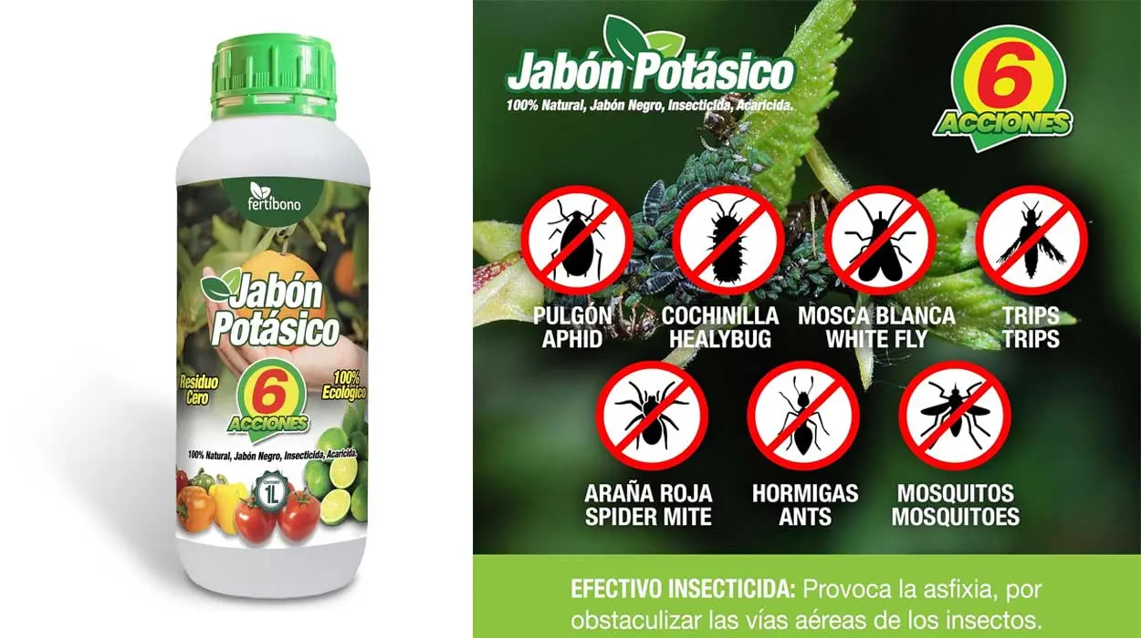 Chollo Jabón potásico Fertibono de 1 litro para plagas por sólo 9,99€ (-39%)