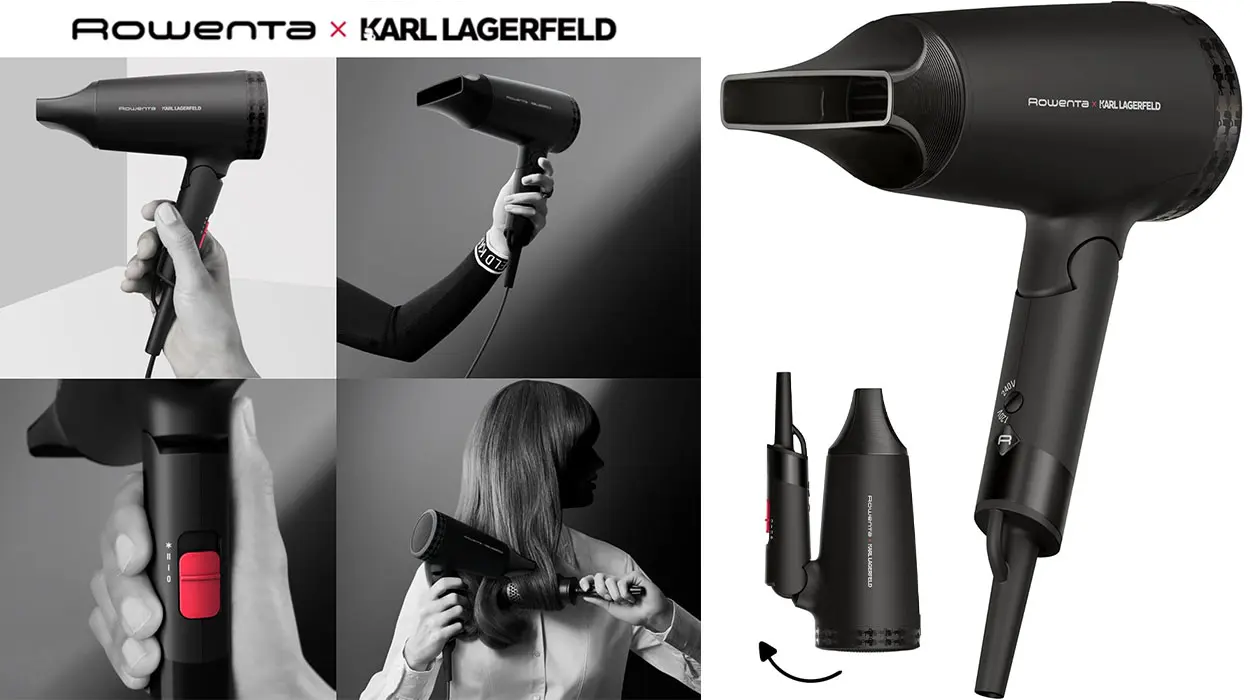 Chollo Secador de pelo Rowenta Express Style Karl Lagerfeld por sólo 19,99€ (-33%)