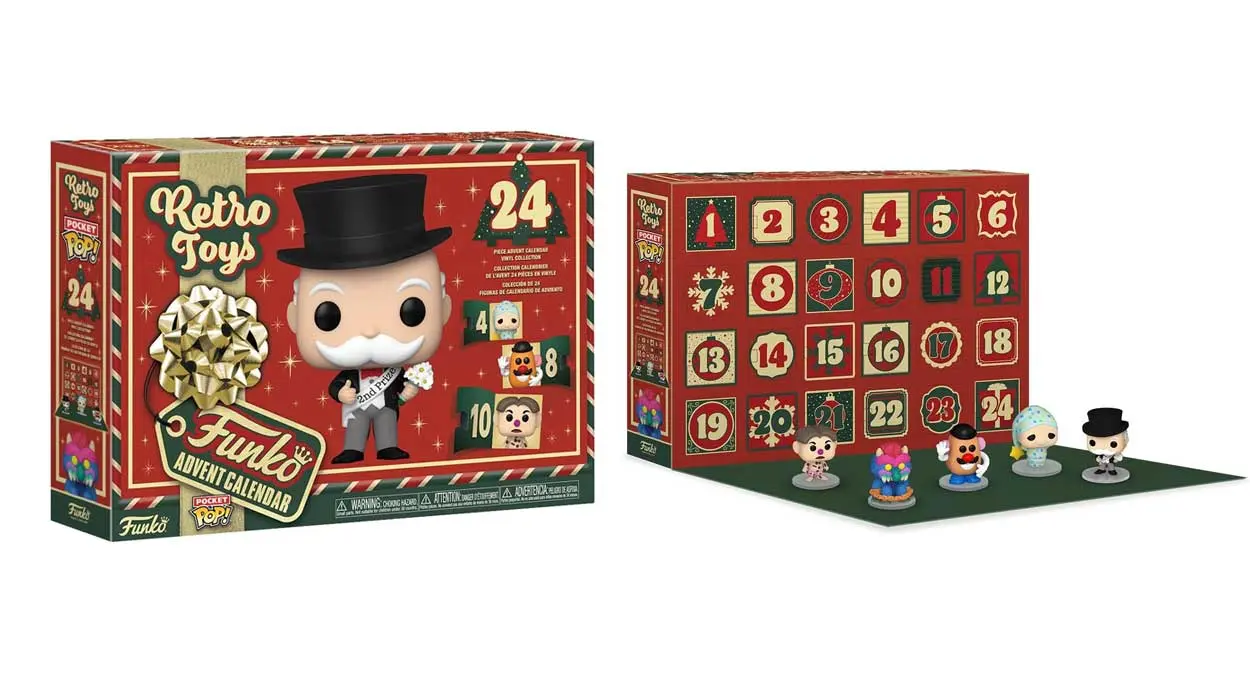 Chollo Calendario de Adviento Funko Retro Toys con 24 sorpresas por sólo 35€ con envío gratis (-225)