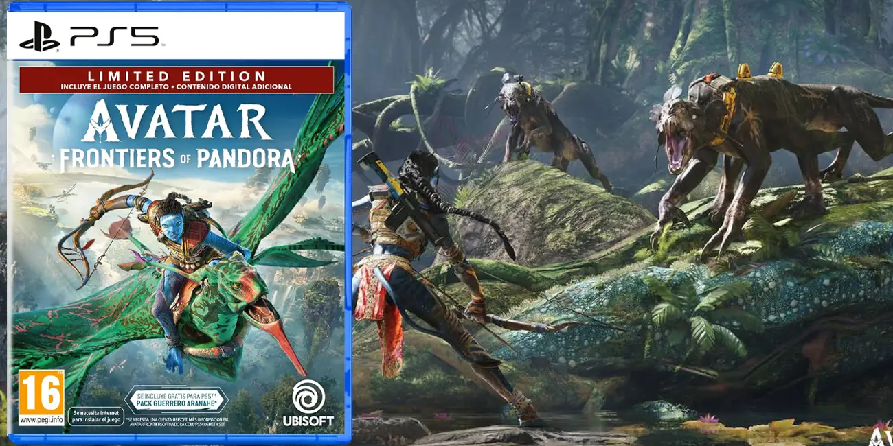 Chollo Avatar: Frontiers of Pandora Limited Edition para PS5 por sólo 29,99€ con envío gratis (-62%)