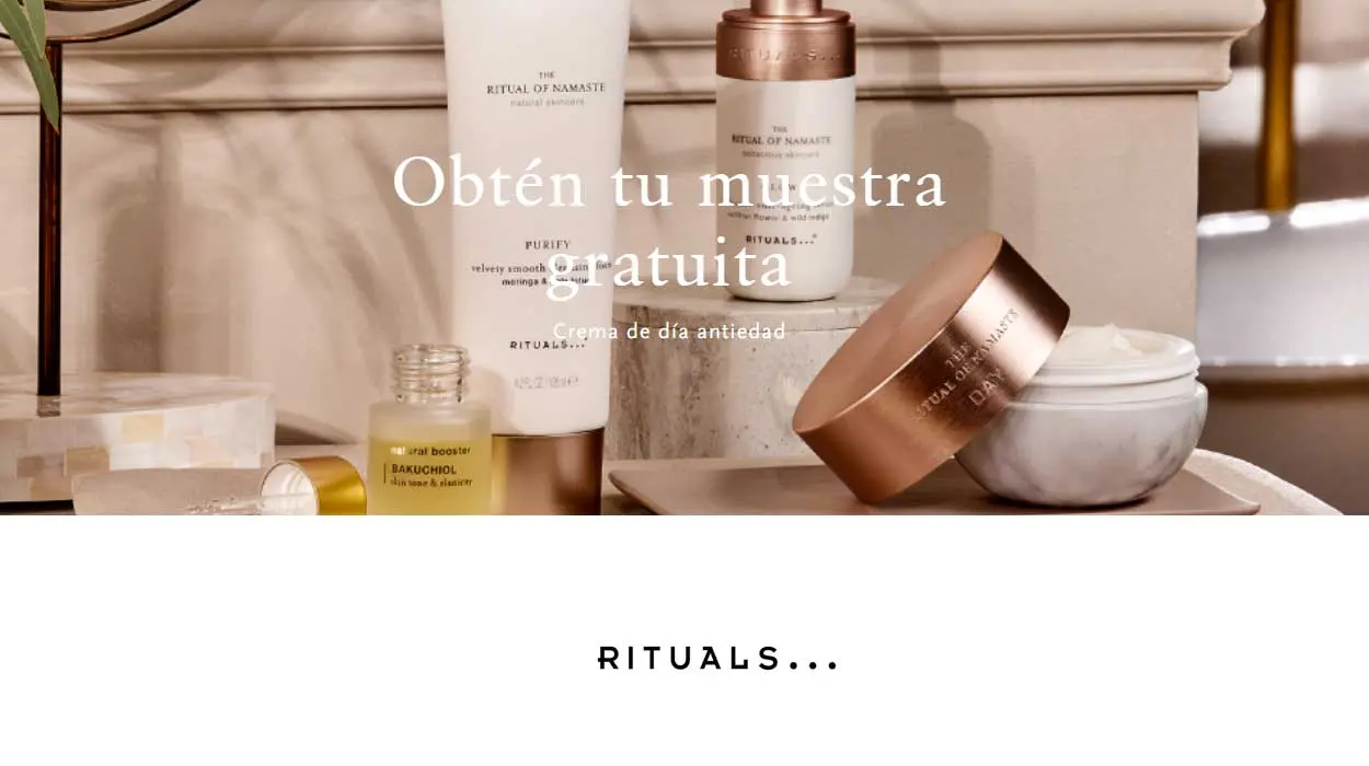 Muestra GRATIS Rituals Crema de día Glow antiedad