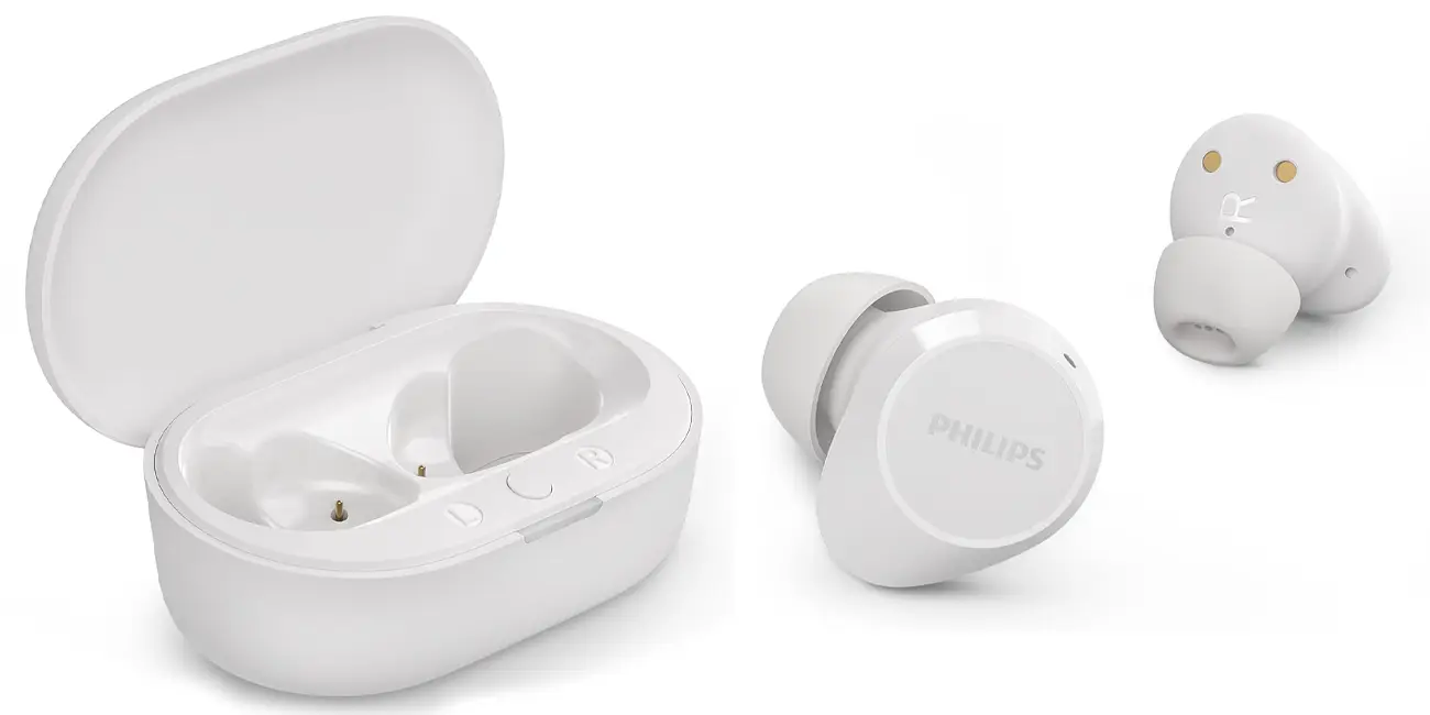 Chollo Auriculares inalámbricos Philips TAT1209WT por sólo 17,99€ (40% de descuento)