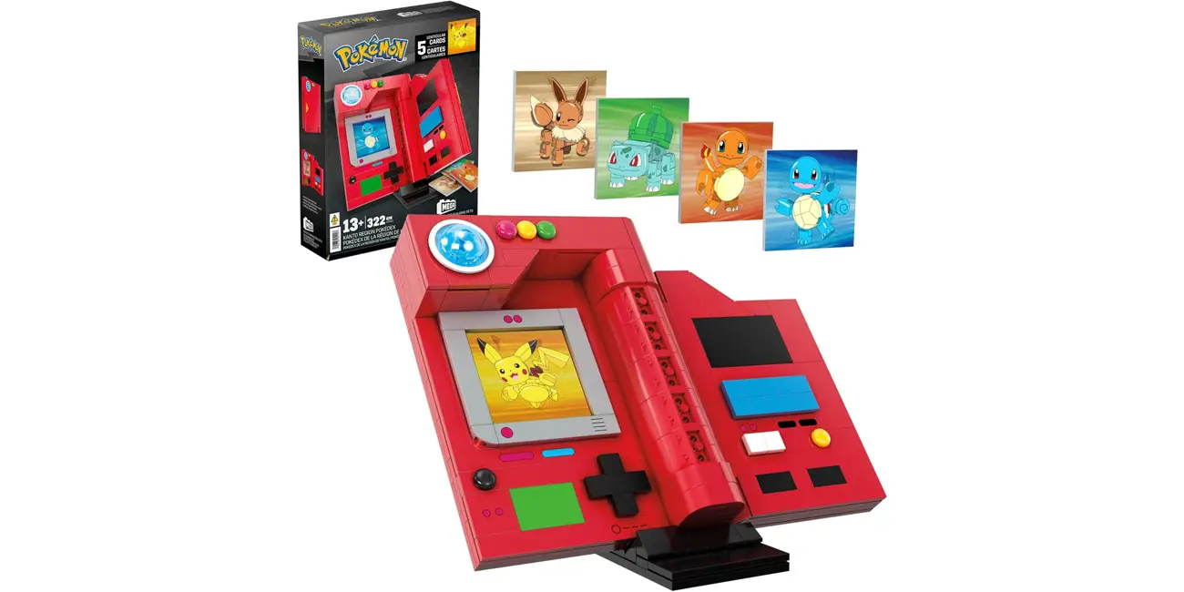 Chollo Conjunto de construcción MEGA Pokémon Pokédex de la Región de Kanto por sólo 22,99€ (-34%)