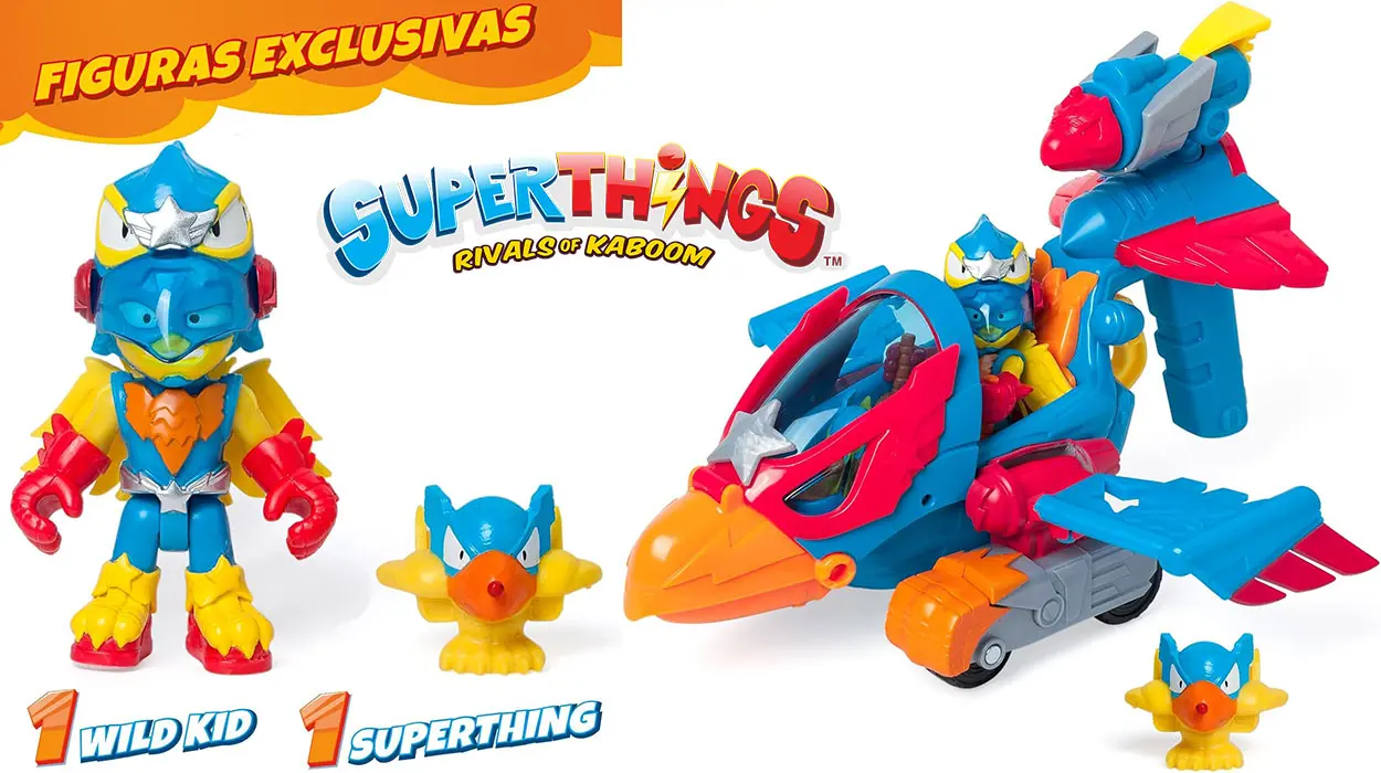 Chollo Avión Wild Eagle de SuperThings con figuras exclusivas por sólo 12€ (-52%)