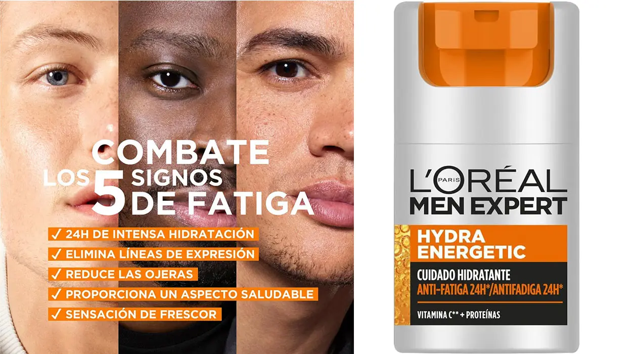 Chollo Pack 3×2 Crema hidratante L’Oréal Men Expert Hydra Energetic de 50 ml por sólo 13,90€ ¡4,65€ cada uno!