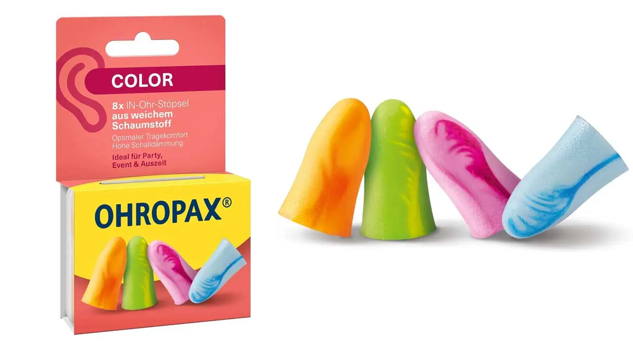 Chollo Pack de 8 tapones para los oídos Ohropax de espuma suave por sólo 3,25€ (-44%)