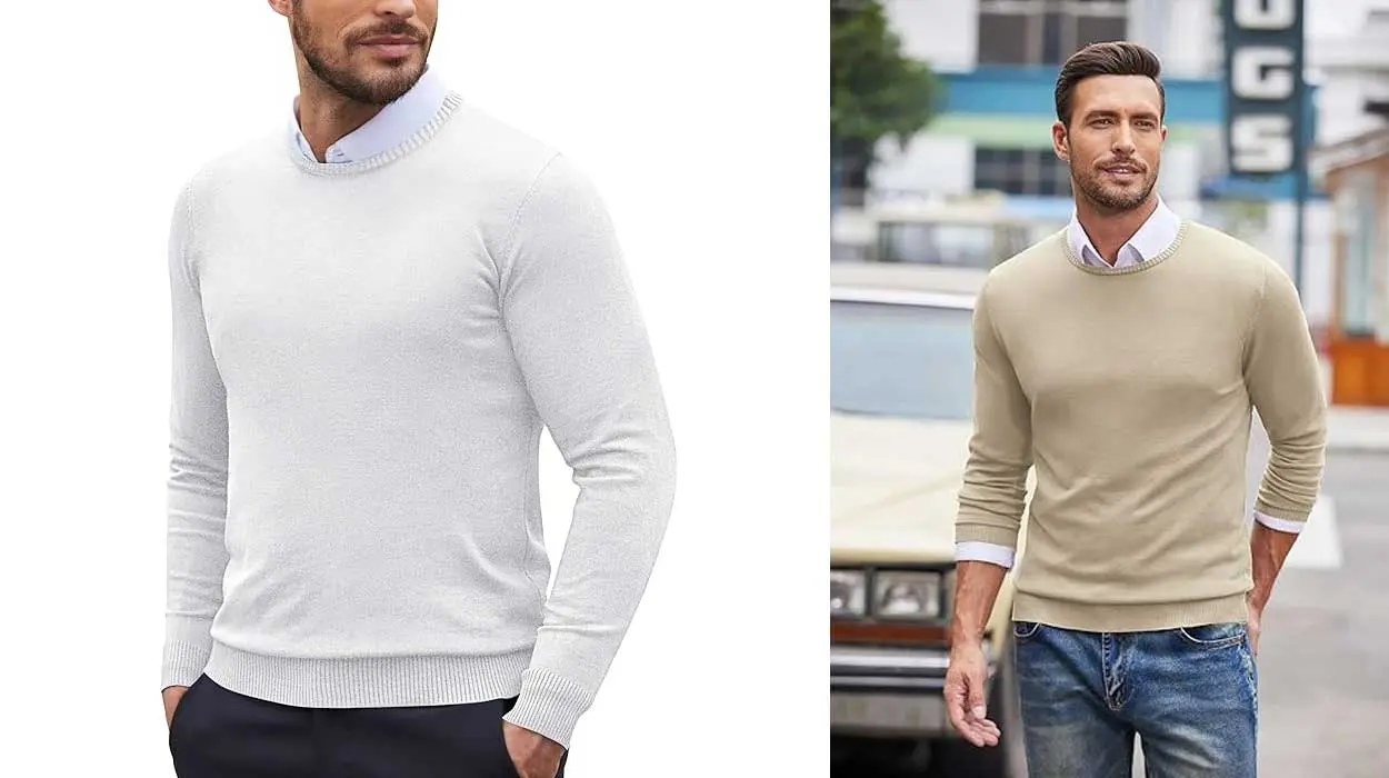 Chollo Jersey de punto Coofandy para hombre por sólo 23,89€ (-23%)