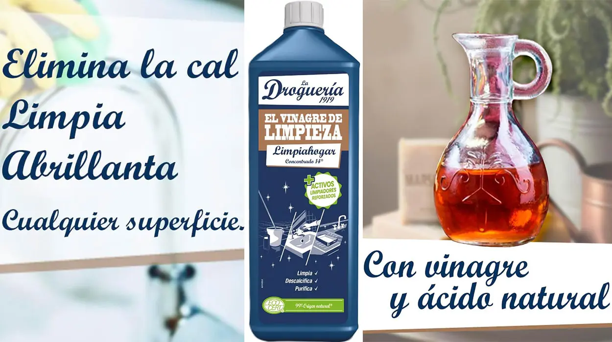 Chollo Pack x2 Vinagre de limpieza La Droguería 1919 por sólo 4,35€ con 2ª unidad al 70% ¡2,17€ cada uno!