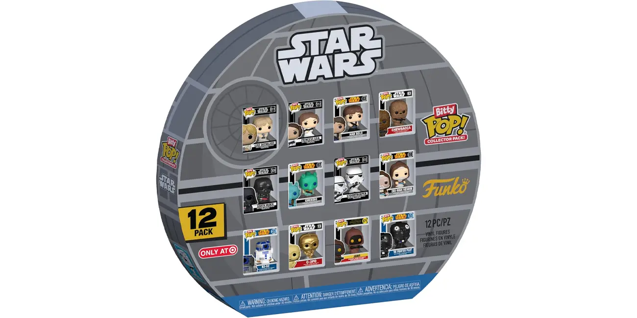 Chollo Set Funko Bitty Pop! Star Wars: A New Hope con 12 mini Funko por sólo 26,99€ (-10%)