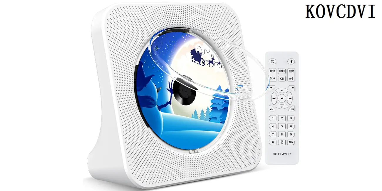 Reproduce tu música favorita en CD o por Bluetooth con este genial mini reproductor multimedia, ¡con un 30% de descuento en Amazon!