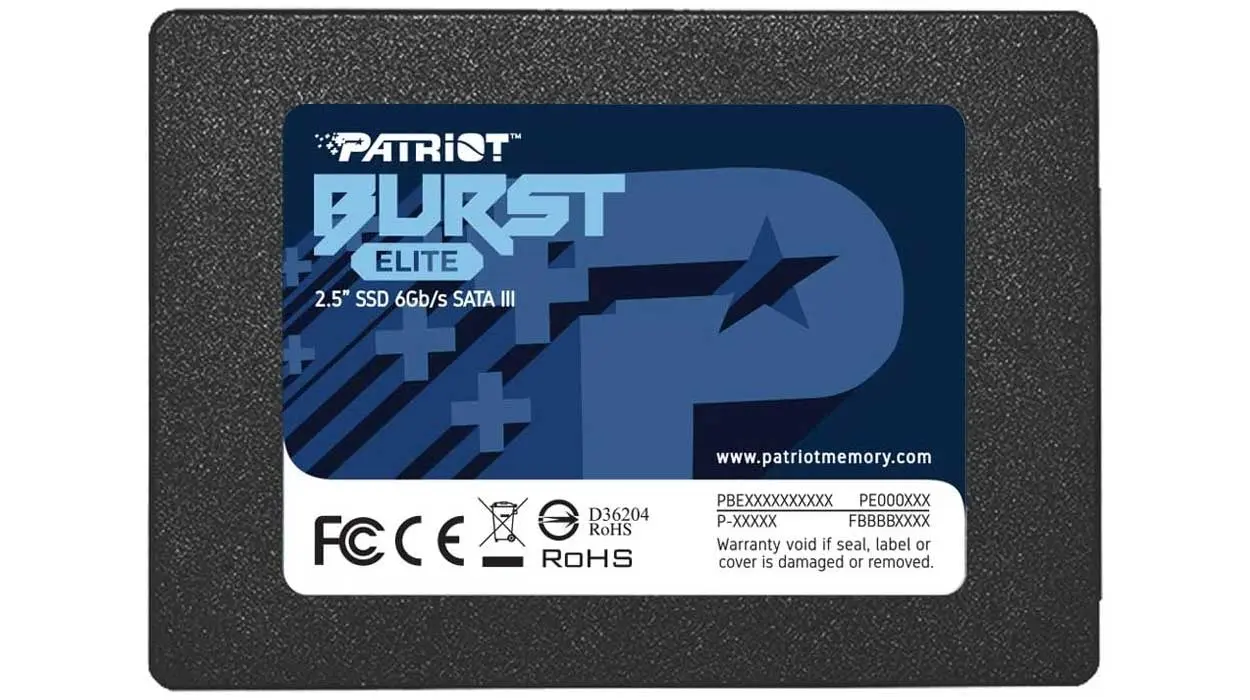 Chollo Disco SSD Patriot Memory Burst Elite 2,5” SATA III de 240 GB por sólo 17,29€