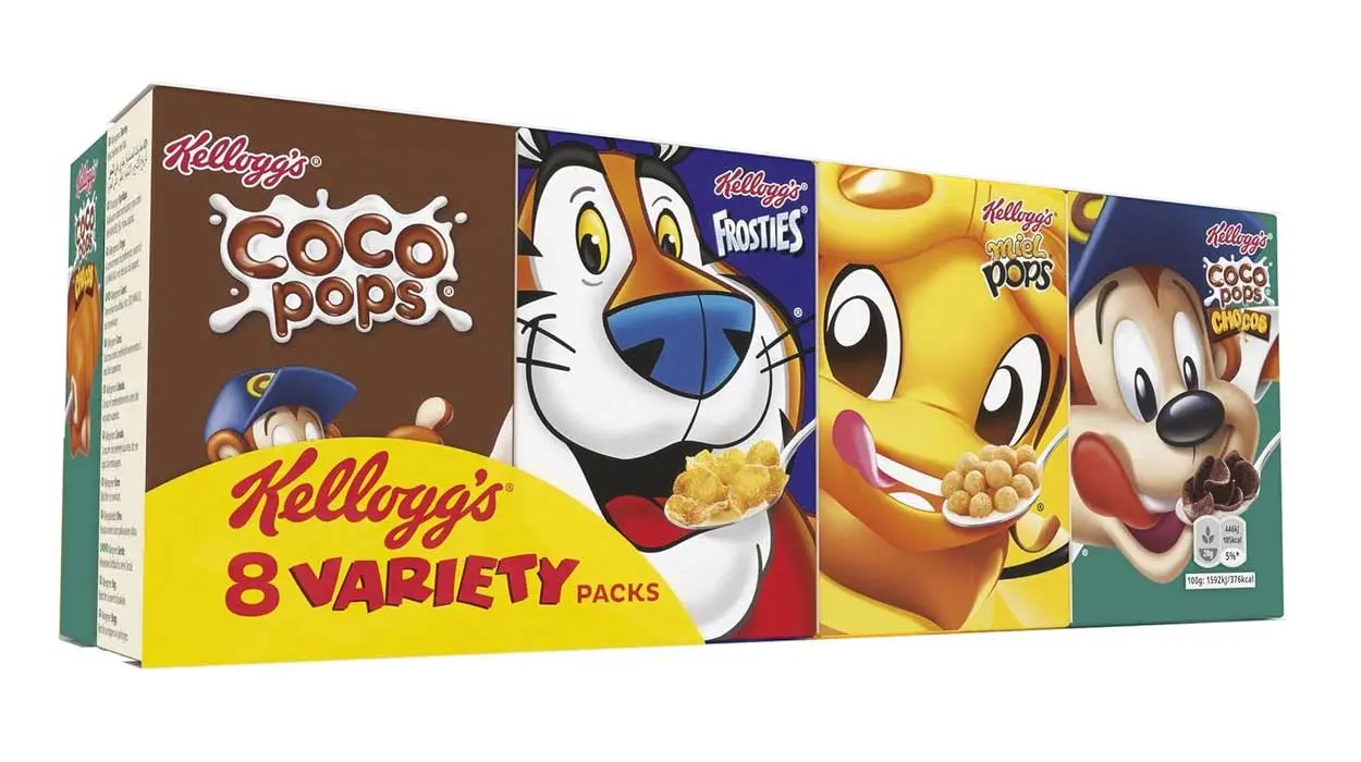 Chollo Pack x8 cajas de cereales variados Kellogg’s Variety de 25 g por sólo 3,57€ con cupón